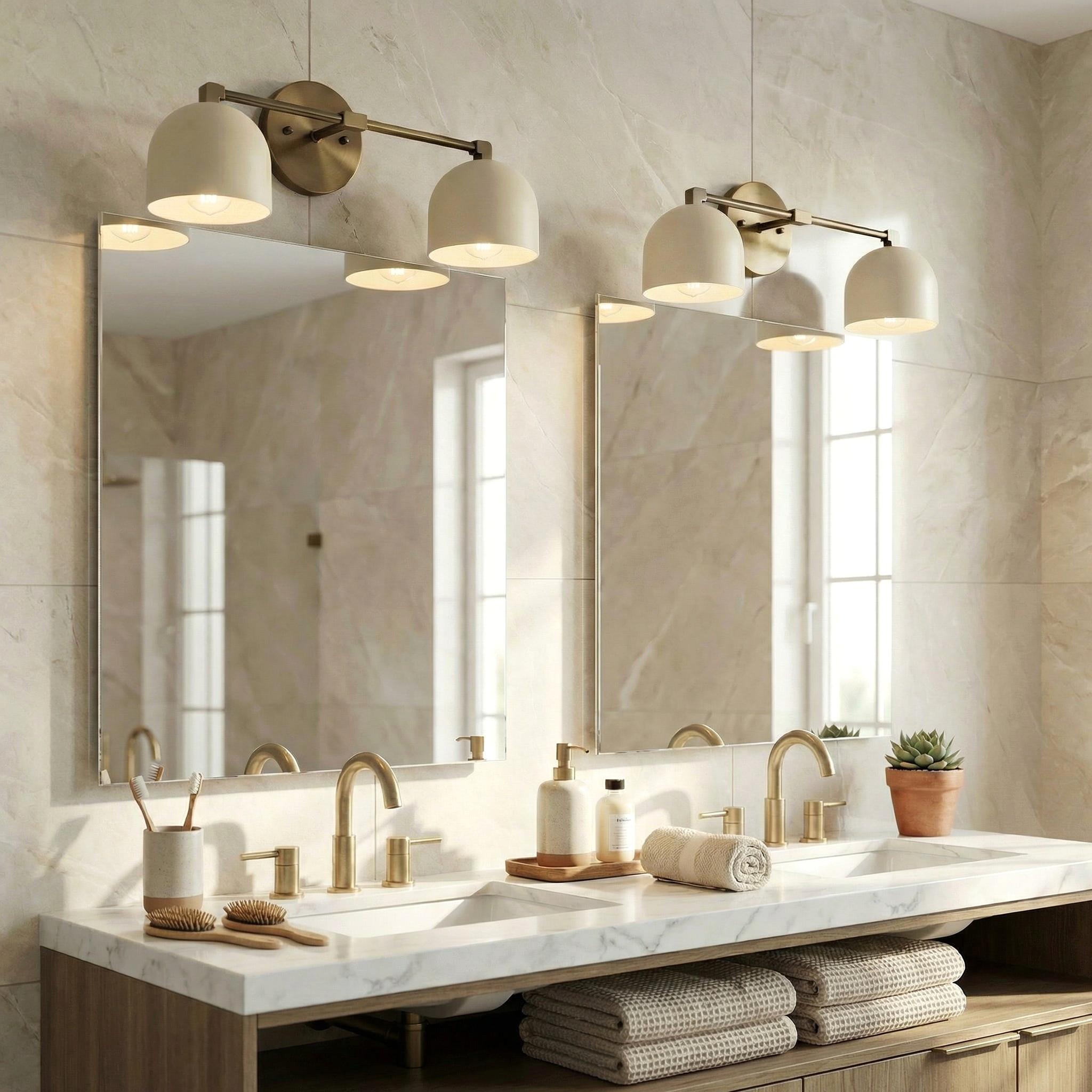 Mid-Century Dome Wall Lamp With Retro Design For Bathroom And Hallway