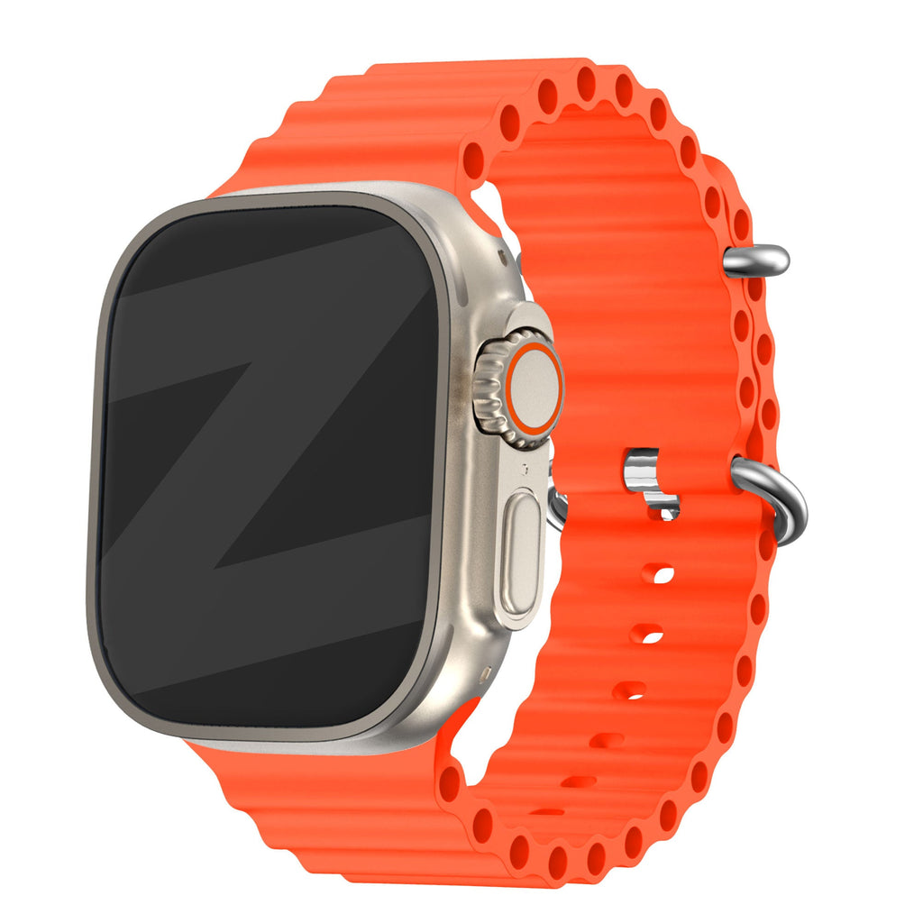 Apple Watch Orange Ocean Replacement Strap