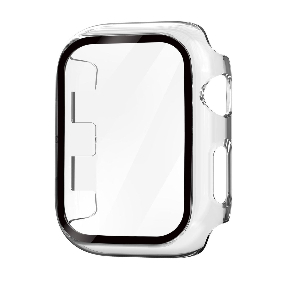 Průhledné pevné pouzdro pro Apple Watch — přední skleněný kryt