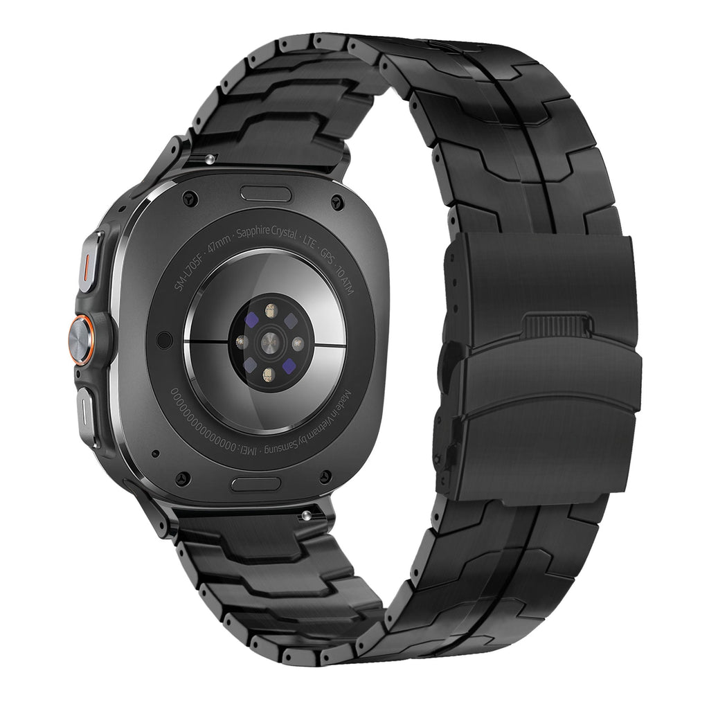 Cinturino con maglie in titanio nero ferro per Samsung Galaxy Watch Ultra