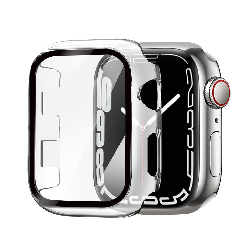 Průhledné pevné pouzdro pro Apple Watch — přední skleněný kryt