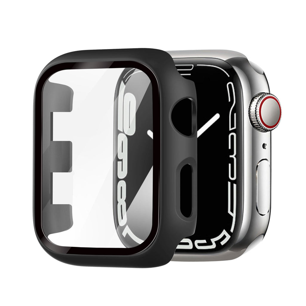 Slitstarkt skyddsfodral för Apple Watch — integrerat glasskydd, svart