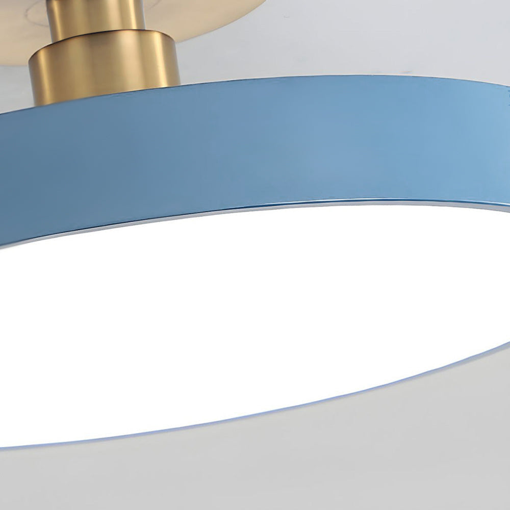 Astraeon LED Light Semi-Flush Mount Fixture For Dining Or Living Spaces Home Decor