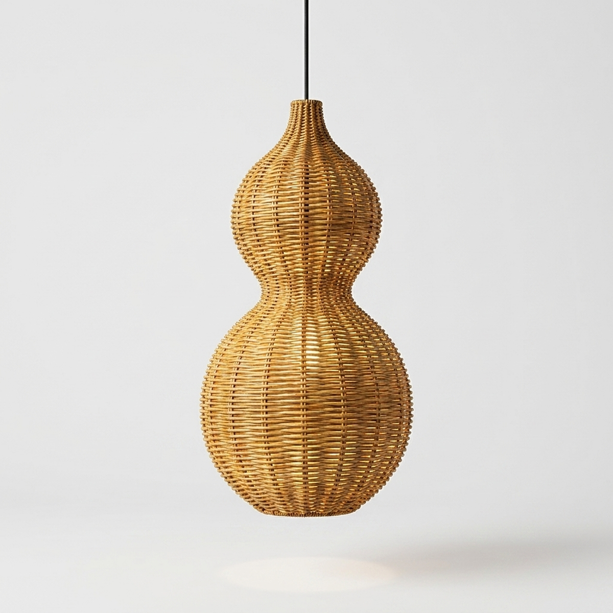 COASTMUSE Handgefertigte Pendelleuchte aus Rattan — Wasserdichtes Design für den Außenbereich
