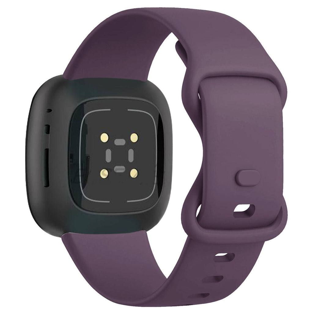 Deep Purple Classic Silicone Strap for Fitbit Versa 3