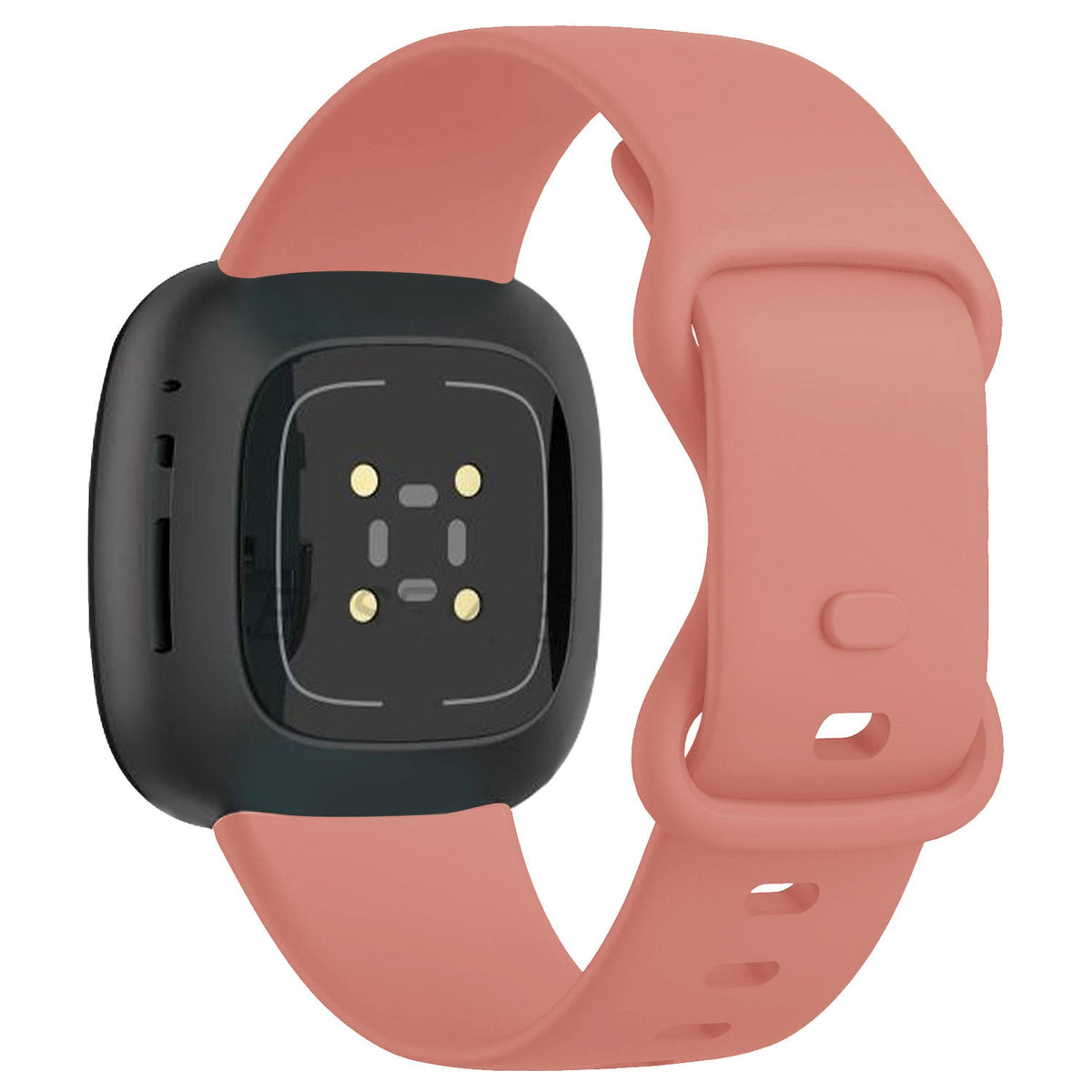 Klasszikus rózsaszín szilikon cserepánt – Fitbit Versa 3