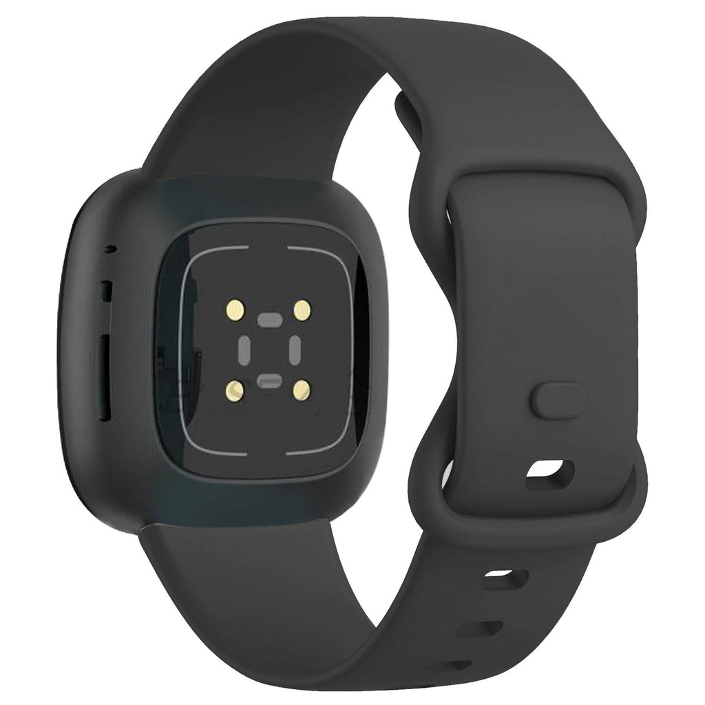 Černý originální klasický silikonový řemínek pro Fitbit Sense 2