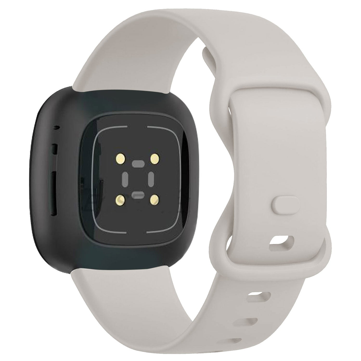 Fitbit Versa 3 Classic Silicone Strap — Waterproof, Off White