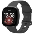Černý originální klasický silikonový řemínek pro Fitbit Sense 2