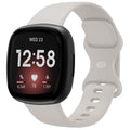 Fitbit Versa 3 Classic Silicone Strap — Waterproof, Off White