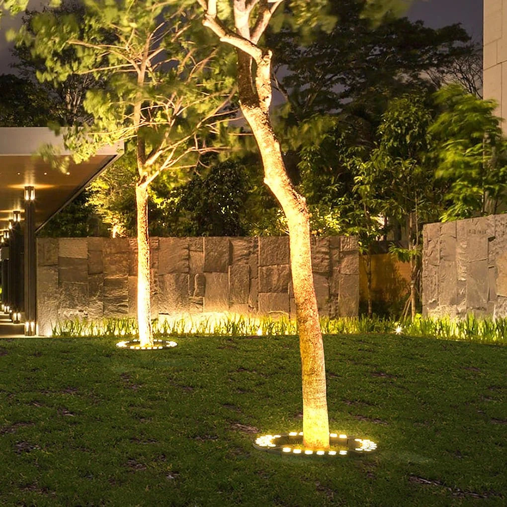 LED Garden Spotlight For Trees, IP65 Aluminum Outdoor Lamp, Warm White