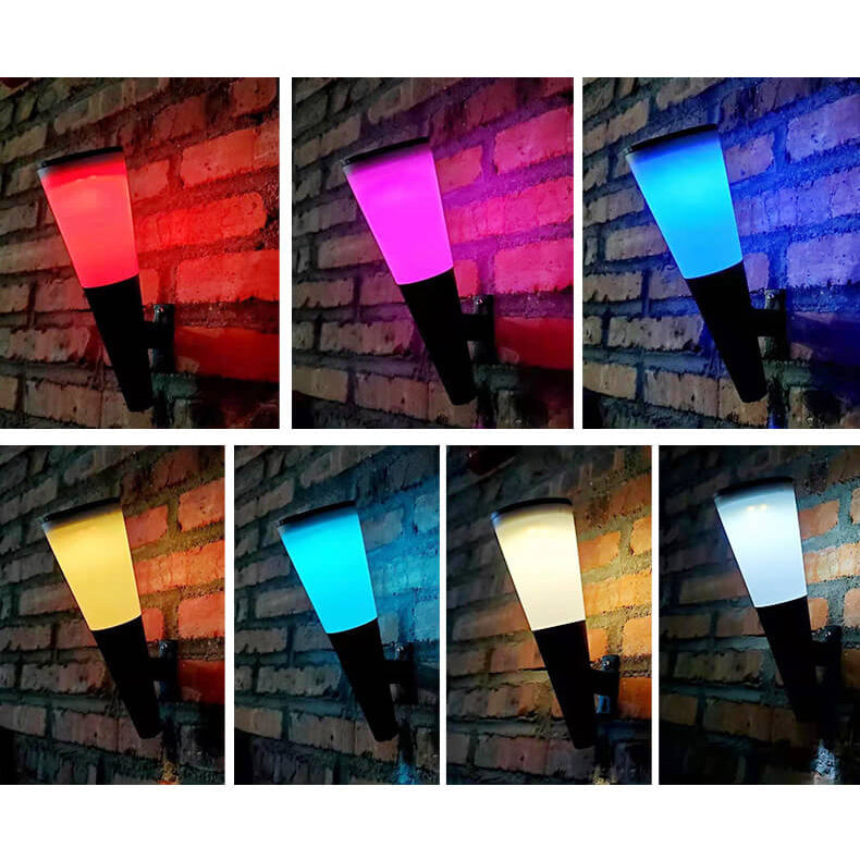 NovaLux Anthracite Solar Wall Light With Dusk To Dawn Sensor For Outdoor Lighting