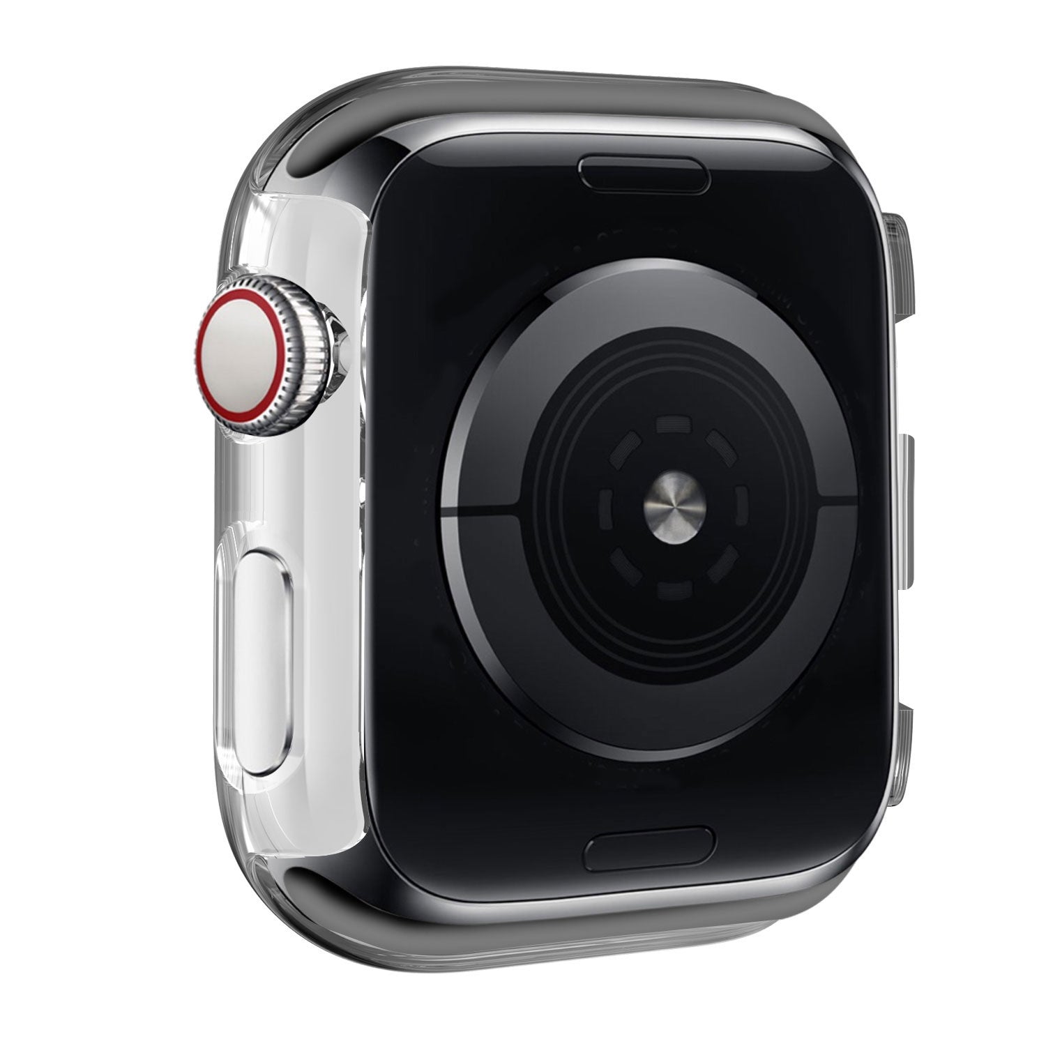 Průhledné pevné pouzdro pro Apple Watch — přední skleněný kryt