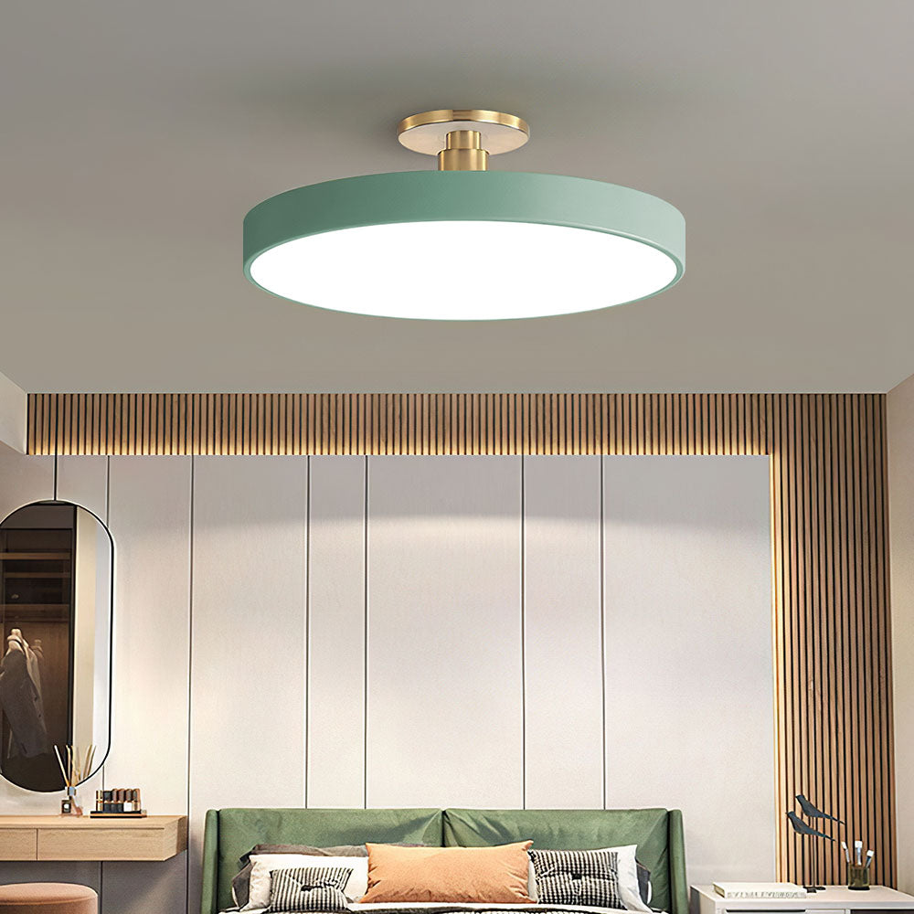 Astraeon LED Light Semi-Flush Mount Fixture For Dining Or Living Spaces Home Decor
