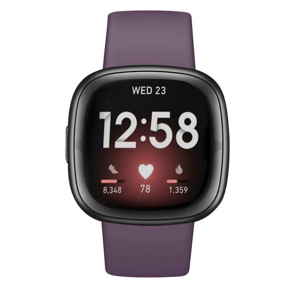 Deep Purple Classic Silicone Strap for Fitbit Versa 3