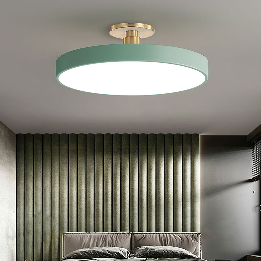 Astraeon LED Light Semi-Flush Mount Fixture For Dining Or Living Spaces Home Decor