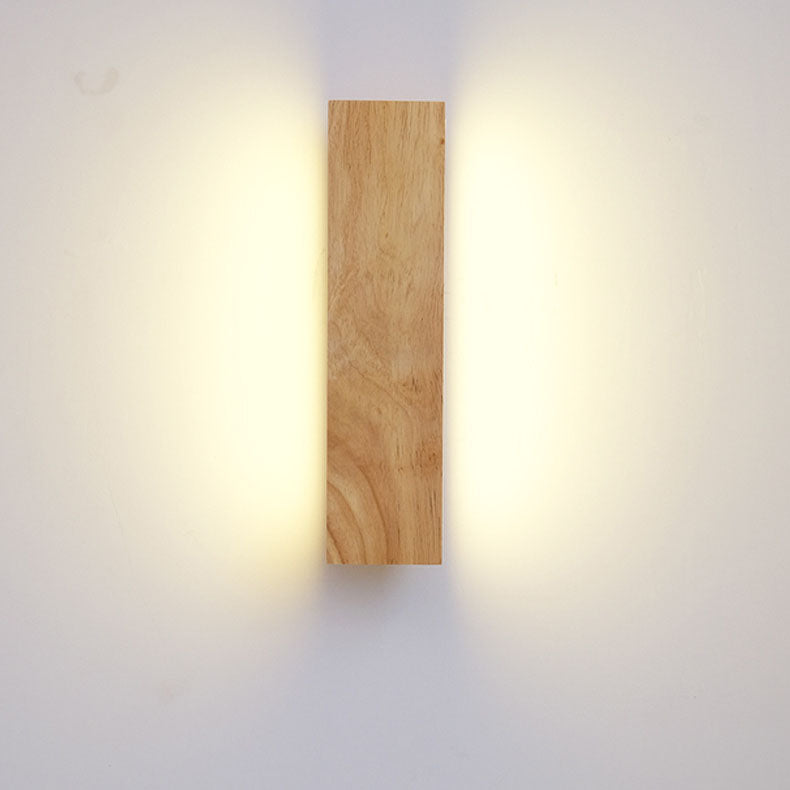 Japanese LED Wall Lamp Rotatable Minimalist Aluminum Black White 21cm And 31cm