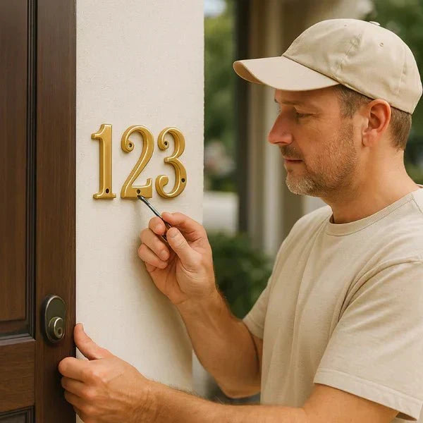 BronzeGrip Heavy Duty House Number Mounting Bracket