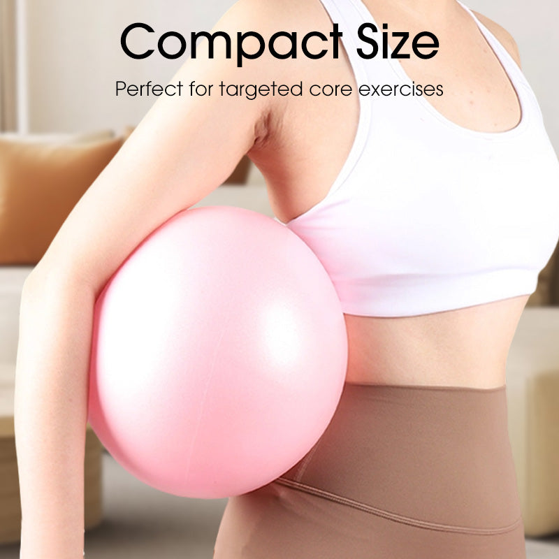 Balle de Pilates anti-éclatement en PVC avec pompe — ballon d’exercice pour l’entraînement de l’équilibre