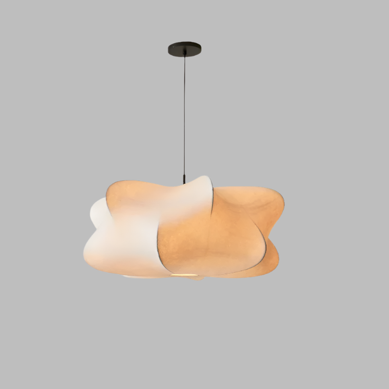 Kinora Silk Pendant Lamp With A Calm Minimalist Ambience For Modern Interiors At Home