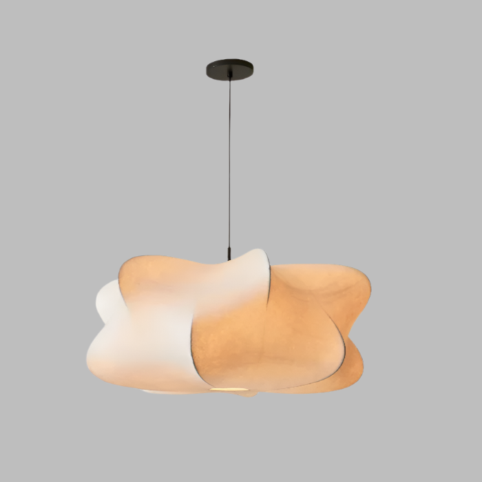 Kinora Silk Pendant Lamp With A Calm Minimalist Ambience For Modern Interiors At Home