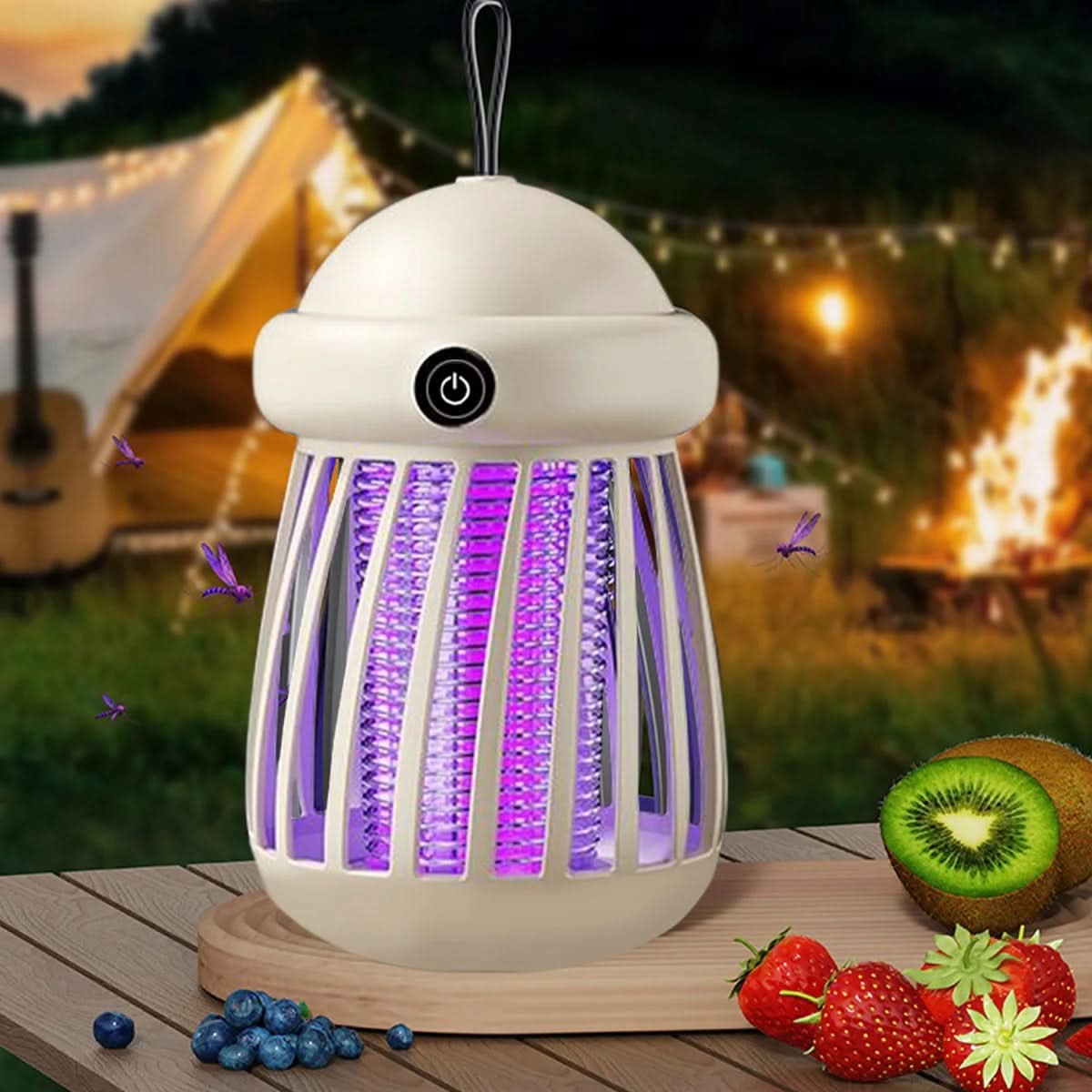 Lámpara antimosquitos NovaGuard – Rejilla eléctrica de 3000 V, luz ultravioleta