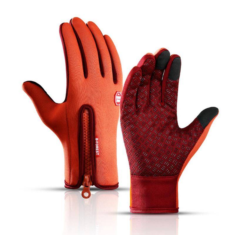 USB Heated Gloves With Touchscreen Waterproof And Windproof For Winter