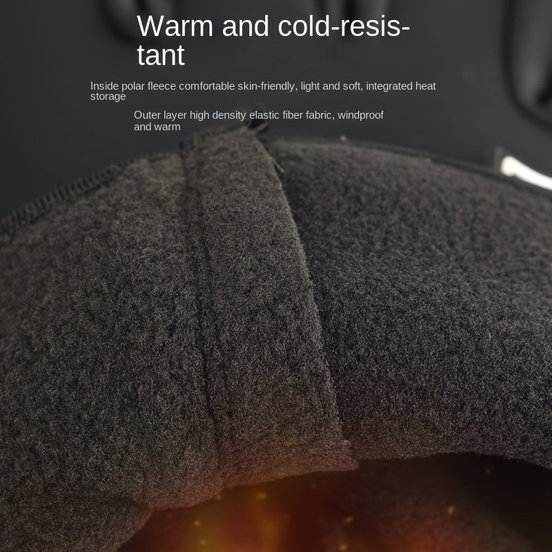 USB Heated Gloves With Touchscreen Waterproof And Windproof For Winter