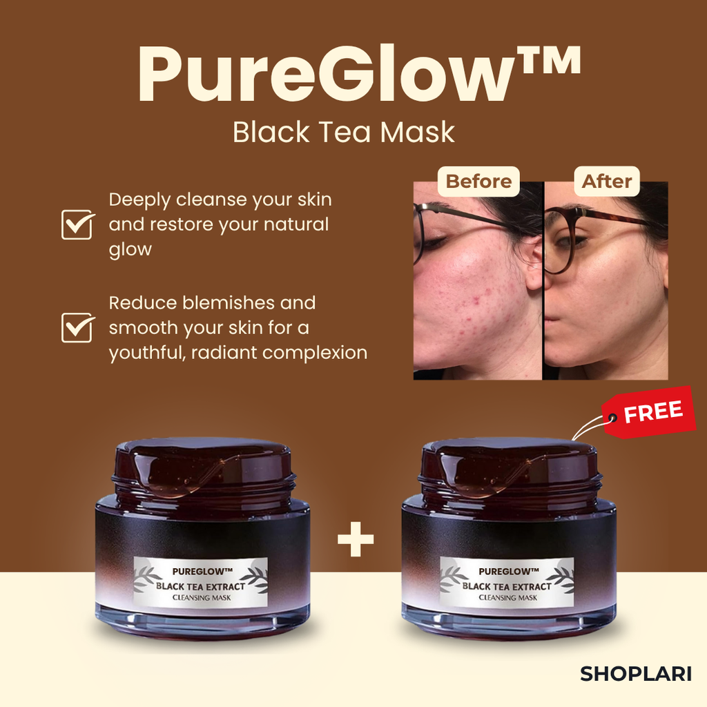 PureGlow fekete teás maszk | Ka-mostore