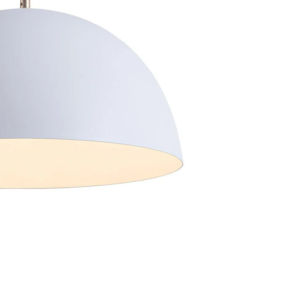 Contemporary Minimalist Ceiling Pendant Lamp With White Shade For Modern Living Rooms