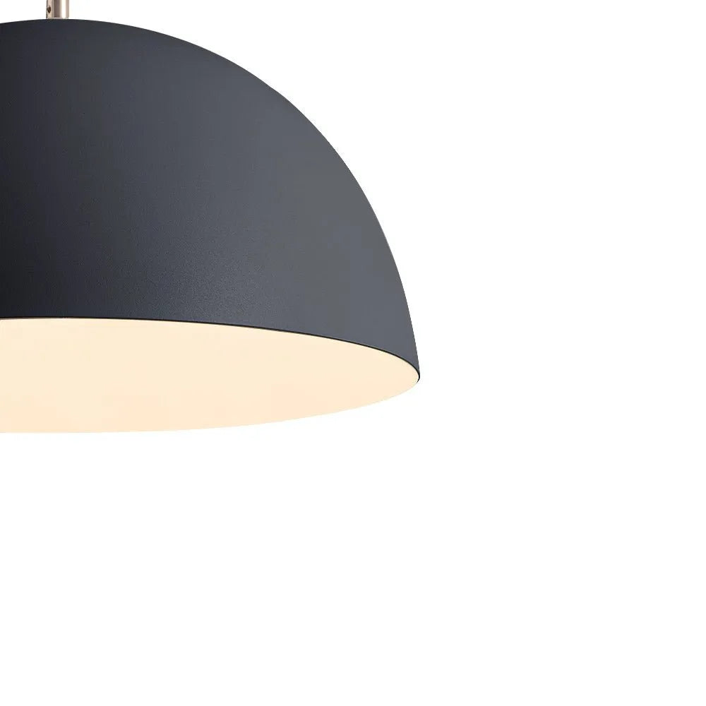 Contemporary Minimalist Ceiling Pendant Lamp With White Shade For Modern Living Rooms