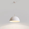 Contemporary Minimalist Ceiling Pendant Lamp With White Shade For Modern Living Rooms