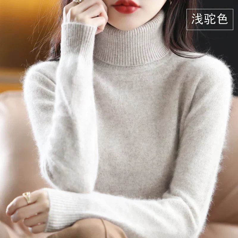 Maglione a collo alto in cashmere al 100% – Eleganza senza tempo e morbidezza | Ka-mostore