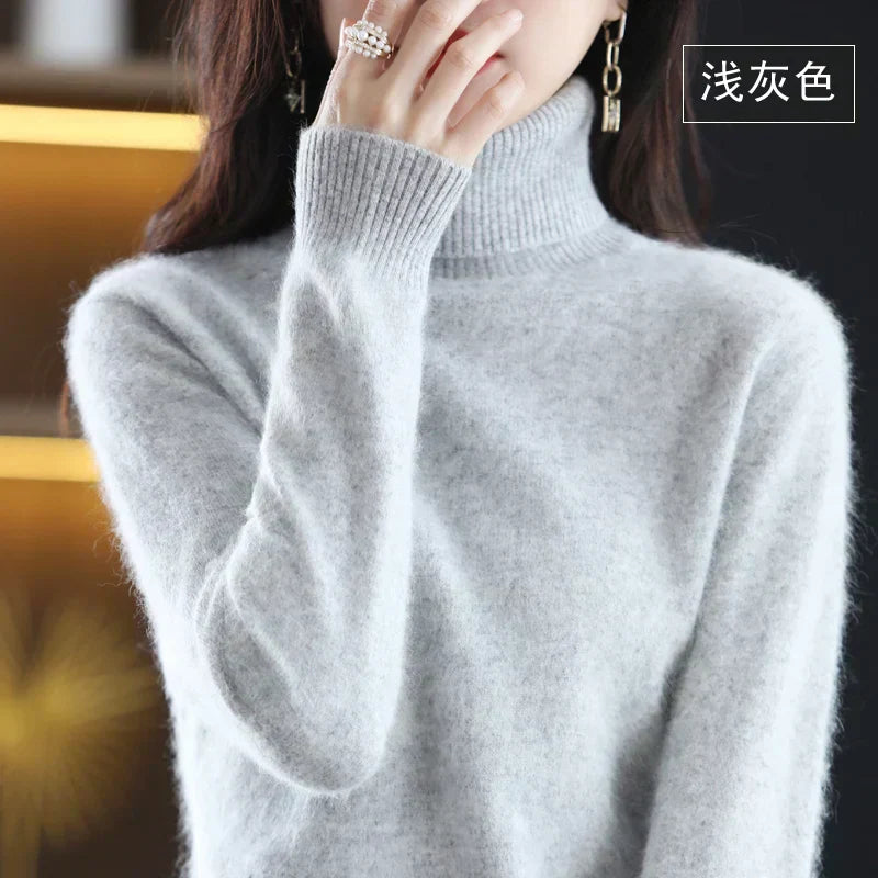 Maglione a collo alto in cashmere al 100% – Eleganza senza tempo e morbidezza | Ka-mostore