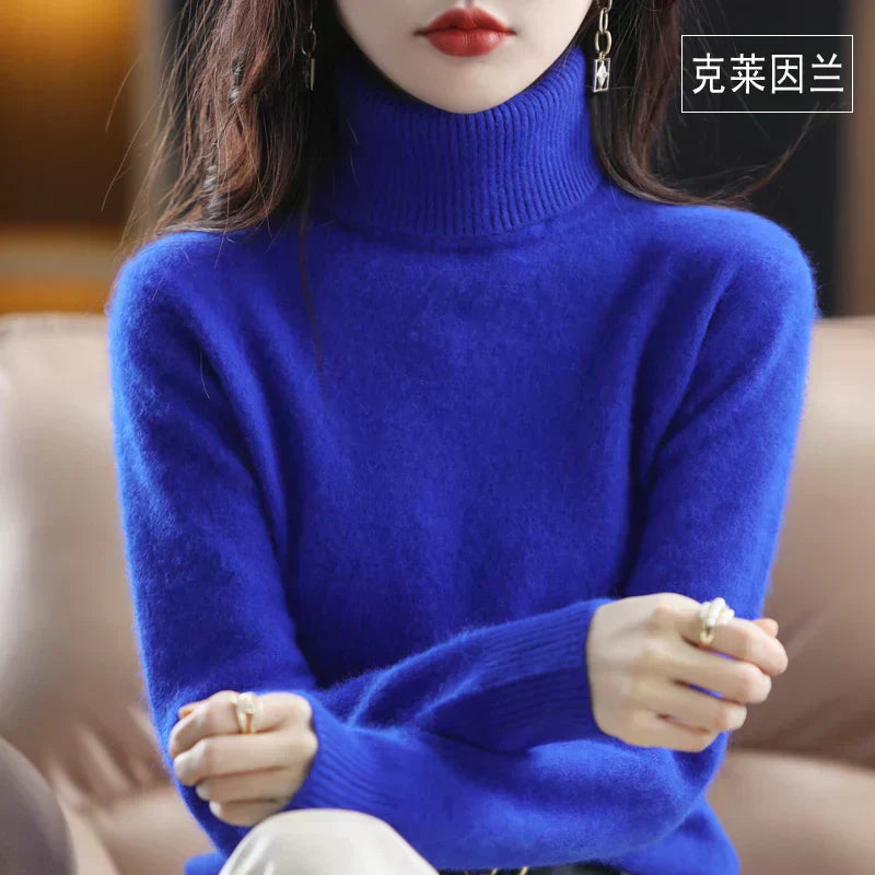 Maglione a collo alto in cashmere al 100% – Eleganza senza tempo e morbidezza | Ka-mostore