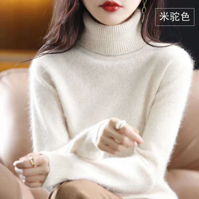 Maglione a collo alto in cashmere al 100% – Eleganza senza tempo e morbidezza | Ka-mostore