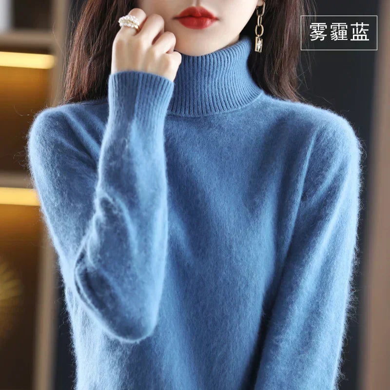 Maglione a collo alto in cashmere al 100% – Eleganza senza tempo e morbidezza | Ka-mostore