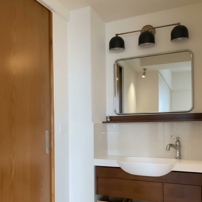 Mid-Century Dome Wall Lamp With Retro Design For Bathroom And Hallway