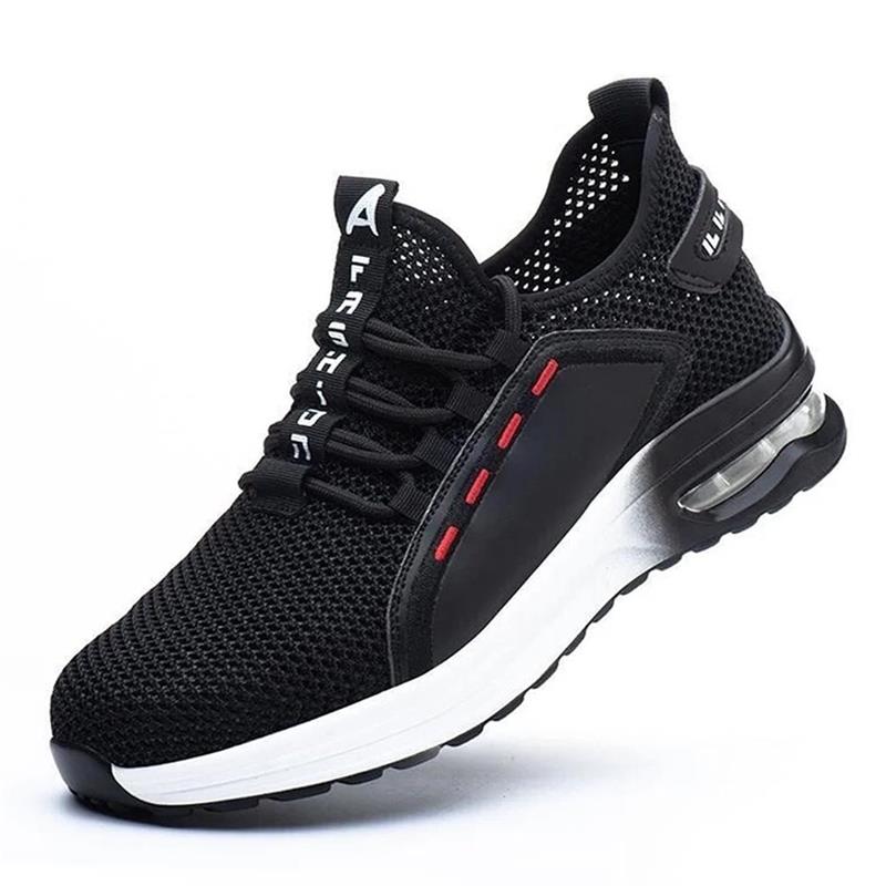 Ultralight Steel Toe Work Shoes, Non-Slip, Breathable for Construction