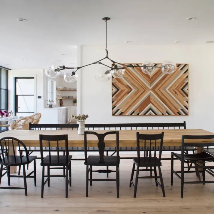 LustraNova Pendant Light With Glass Orbs And Branching Arms For Ambient Living Room Lighting