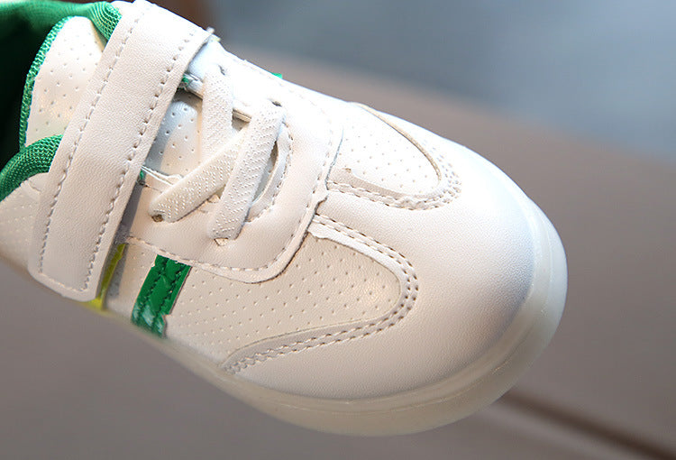 LED Light Up Kids Shoes With Flexible Sole For Active Play