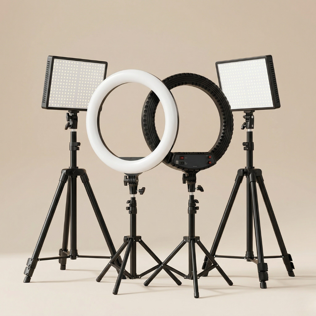 ProLite 18 Inch Ring Light And Tripod For Vlogging And Makeup And Photography Projects