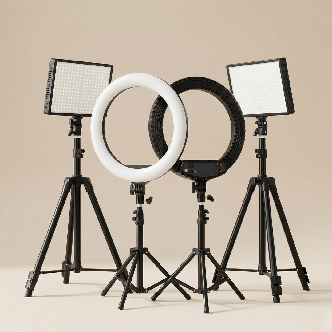 ProLite 18 Inch Ring Light And Tripod For Vlogging And Makeup And Photography Projects