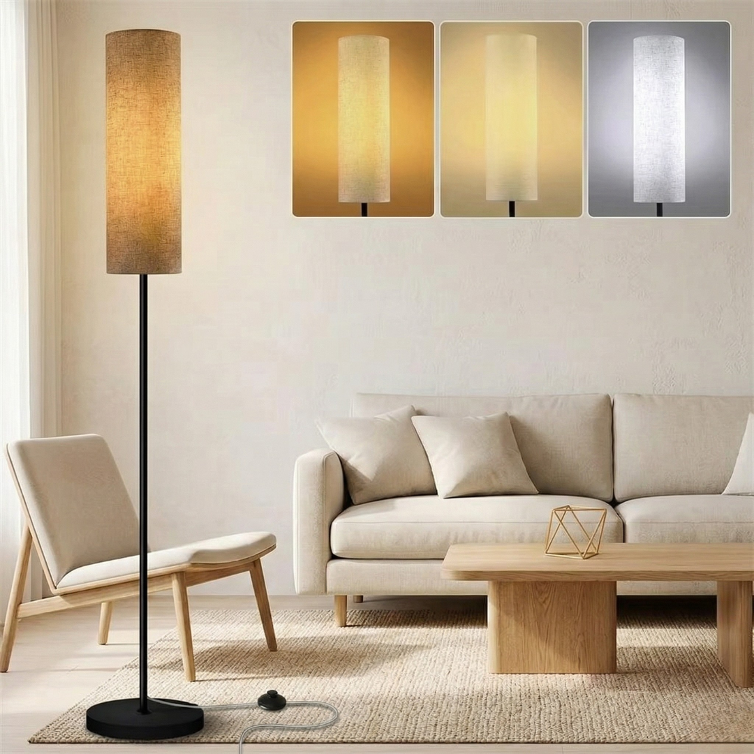 Floor Lamp With Dimmable LED Capability For Home Lighting Perfect For Living Rooms And Bedrooms
