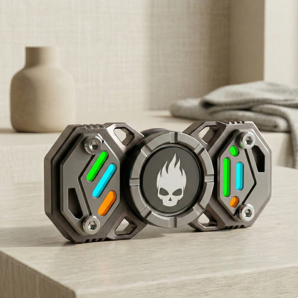 Star Soldier Light Up Fidget Spinner For Stress Relief With Silent Bearing And Smooth Spin