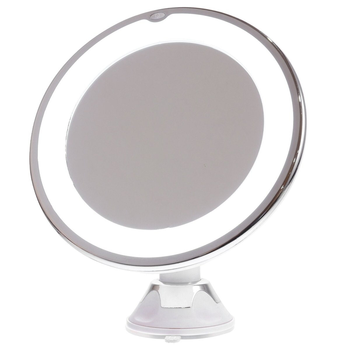 Espelho de maquilhagem LED Gleam Precision — ampliação de 10x, iluminação ajustável, design compacto