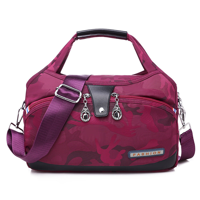 Geantă crossbody antifurt din nailon — design hidrofug, compartimente multiple, funcții de securitate ascunse