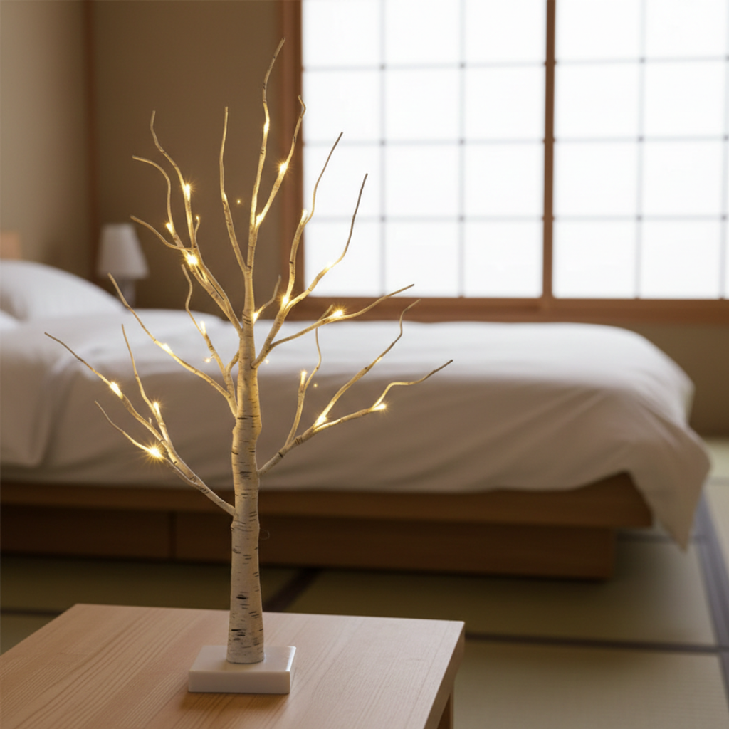 Birch Tree LED Accent Lights For Home Decor And Seasonal Display Indoor Lighting