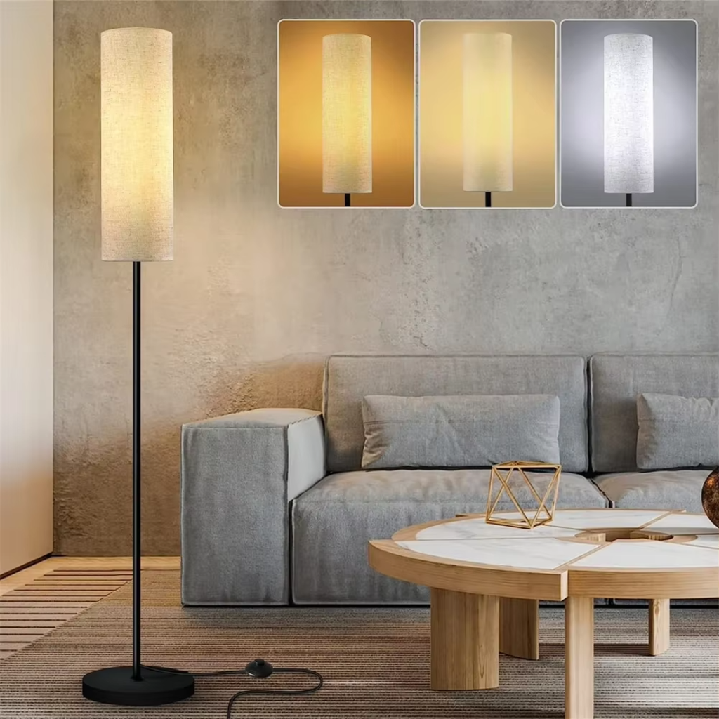 Floor Lamp With Dimmable LED Capability For Home Lighting Perfect For Living Rooms And Bedrooms