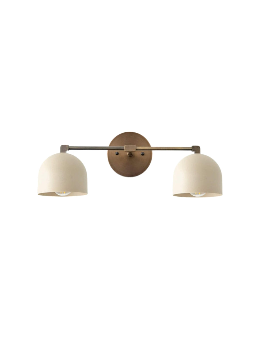 Mid-Century Dome Wall Lamp With Retro Design For Bathroom And Hallway